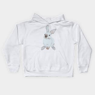 Treat, Please! Bunny Begging Kids Hoodie